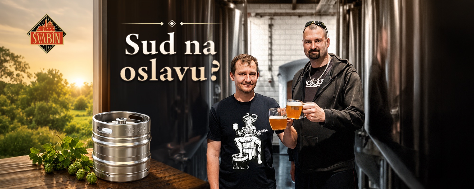 Fass für die Feier — Pivovar Švabín